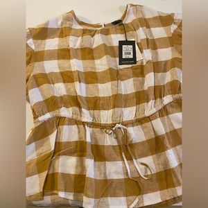 Plus size top with you tie